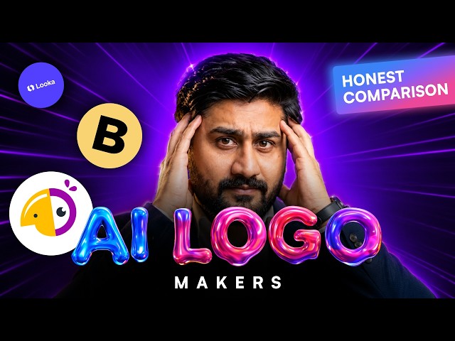 I Tested 3 FREE AI Logo Makers — Looka vs Brandmark vs Hatchful (Honest 2026 Review)