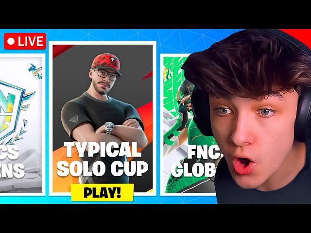 🔴LIVE! - TYPICAL GAMER TOURNAMENT in FORTNITE! (Free Skin Early!)