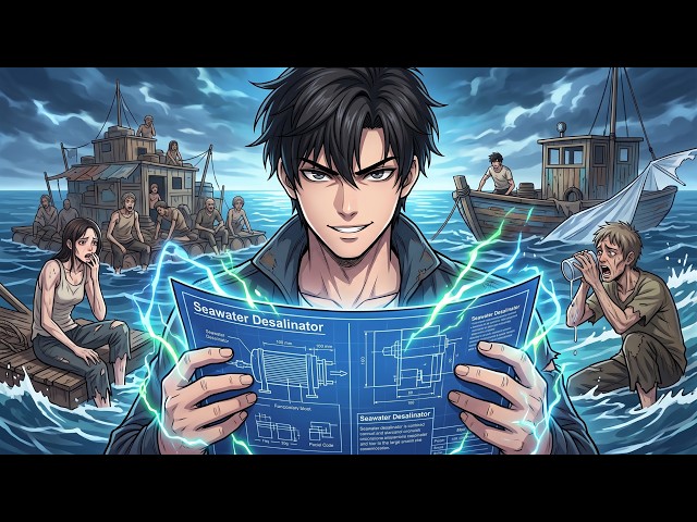 I Hold the Blueprints for a Seawater Desalinator While Others Die of Thirst — Ocean Survival Begins!