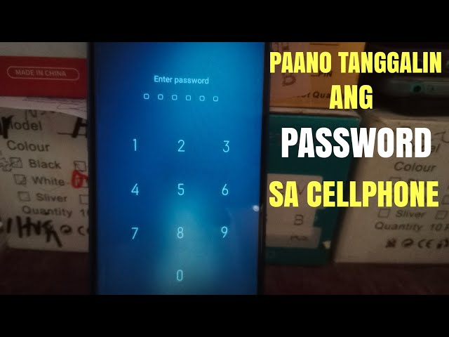 PAANO Tanggalin ang Password / Pattern sa Cellphone or any Android Phone? step by step