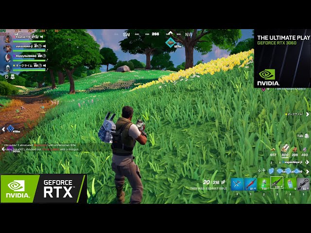 Fortnite RTX 3060 Gameplay