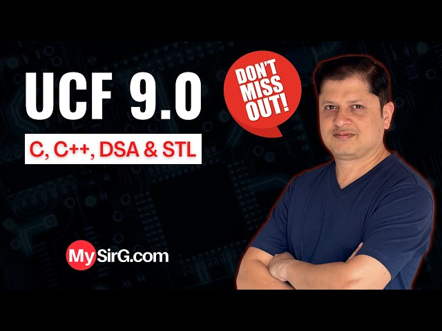 Your Programming Foundation Starts Here | UCF 9.0 Batch LIVE