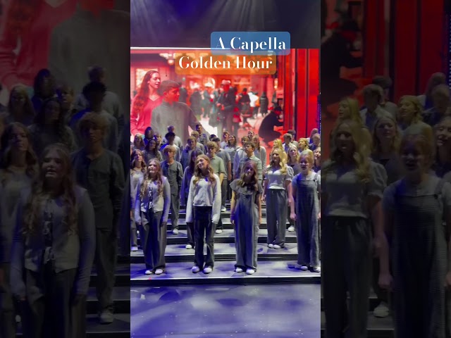 Golden Hour but A Capella 💗🎶✨ #jvke @JVKE #childrenschoir #coversong
