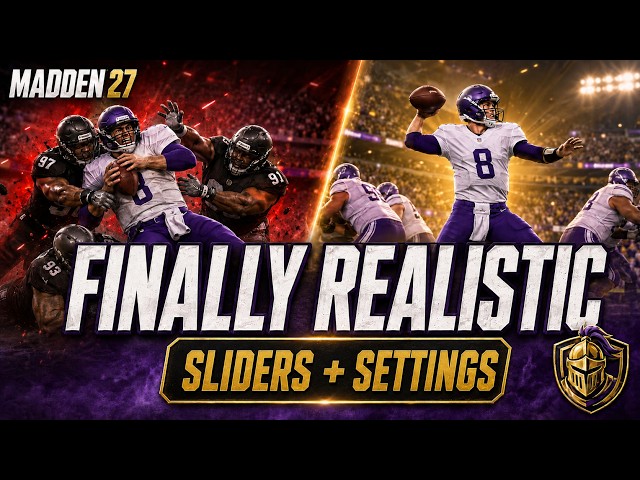 Madden 27 Sliders & Settings That FINALLY Fix Sacks! (CPU vs CPU)