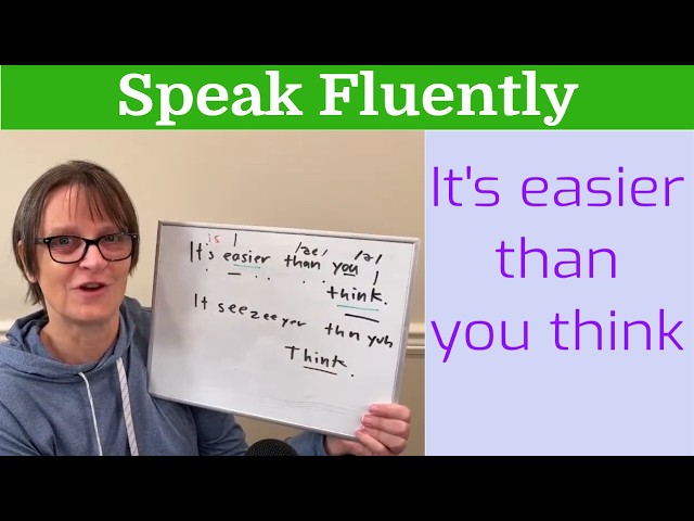 It's easier than you think | Fluent Speaking In American English