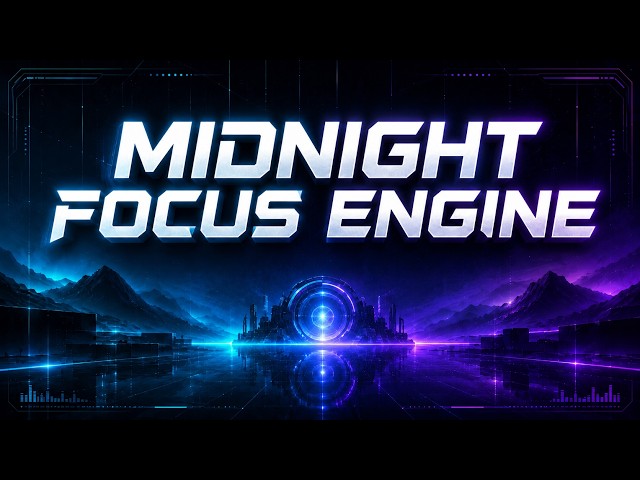 Midnight Focus Engine | Focus Music for Coding & Deep Work