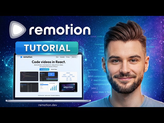 Remotion Tutorial 2026 - How to Use Remotion (full Guide)