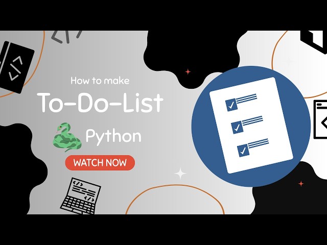 How to Build a To-Do List App in Python | Beginner Project