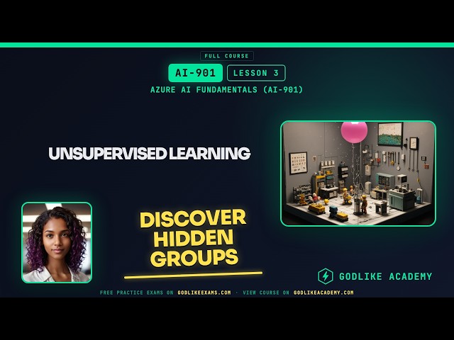 AI-901 Lesson 3: Unsupervised Learning Find Patterns Without Labels