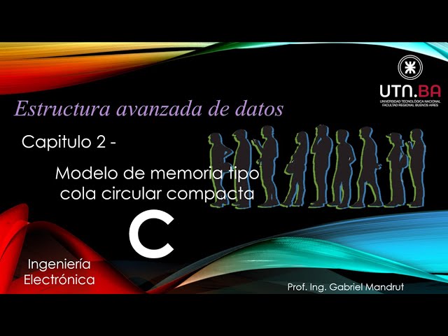 Estructura Avanzada de Datos -  capitulo 2 - Cola circular compacta en C.