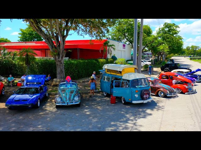 Hollywood Classics INVADE This Car Show! (You have to see these)