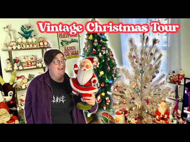 2022 Vintage Christmas Home Tour! DECORATE WITH US - OUR COLLECTION!