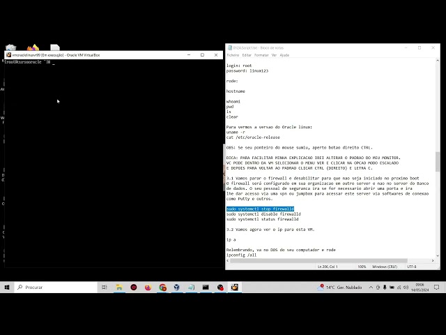 Oracle Linux Essentials, class 5: Installation, Key Commands, and PostgreSQL Setup.