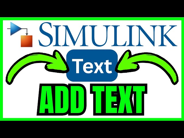 How To ADD TEXT In MATLAB Simulink (QUICK & EASY) 2026