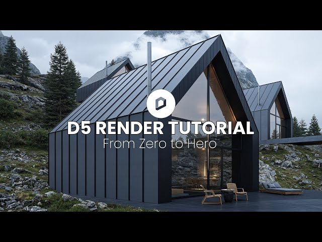 D5 RENDER TUTORIAL A HOUSE | MasterClass Render & Photorealistic Visualization