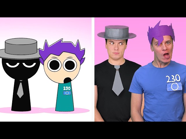 Sprunki 4 Phase 4 MR. BLACK AND THANOS Incredibox in Real life ❤️ #sprunki #incredibox