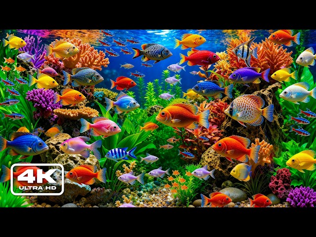 Underwater World 4K ULTRA HD 🐠 Explore Marine Life & Sea Animals with Relaxing Music for Sleep#1