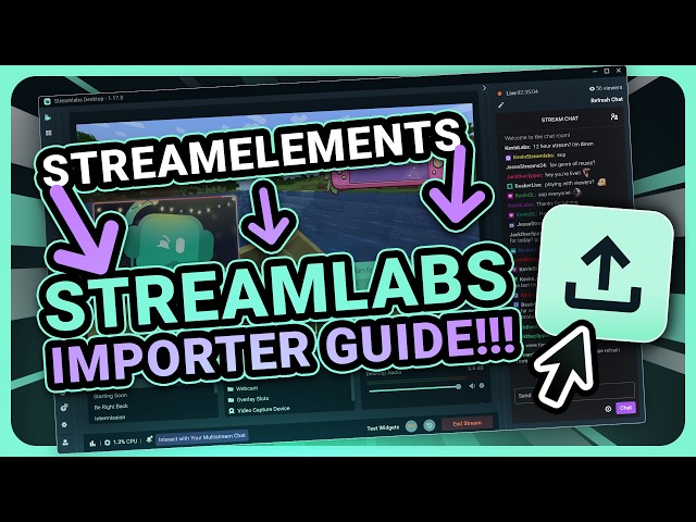How to import from Stream Elements to Streamlabs