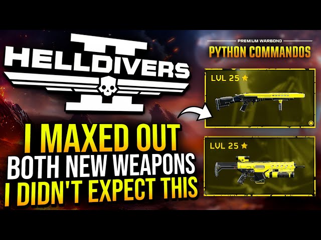 Helldivers 2 - I Max Leveled Both New Weapons, Here's some Tips