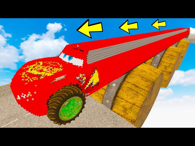 Long Car vs Mario: Epic Showdown in Teardown