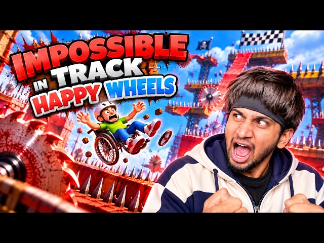 I Tried The Most Difficult Track In Happy Wheels ☠️ II Happy Wheels 3D II Live Engineer