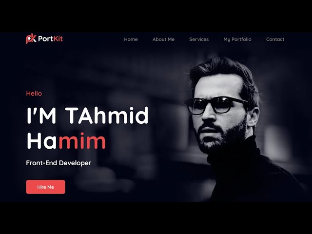 Get a Responsive Freelancer Personal Portfolio Website Design using HTML CSS JavaScript | Zero Cyber