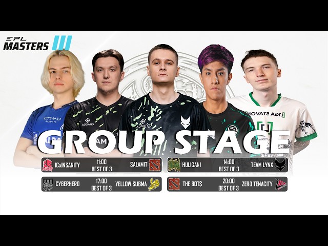 🔴[LIVE] ZERO TENACITY vs THE BOT$ | Bo3 | GROUP STAGE | EPL MASTERS III #dota2live