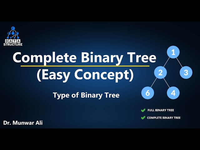 Complete Binary Tree in Data Structure | Easy Concept | Full Explained