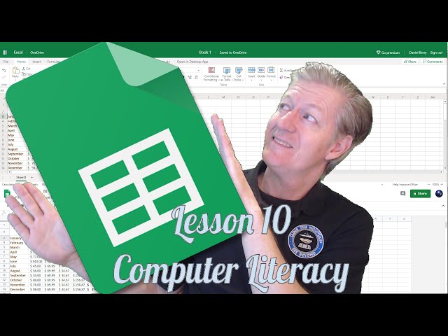 #tutorial Google Sheets -Excel Lesson 10 Computer Literacy
