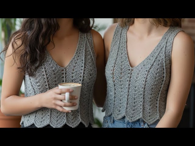 Easy Crochet Top/ Basic Crochet Top for beginners/ Craft & crochet Top 1925