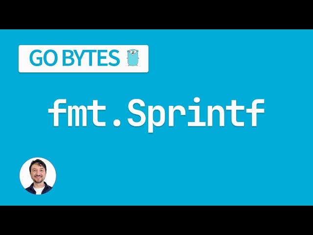 String Formatting in Go