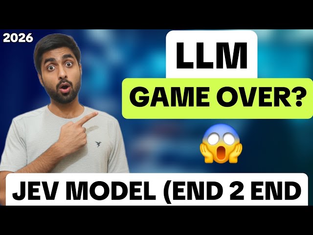 LLM Gen AI Game Changer JEV Model | Biggest Breaking Update 2026 😱