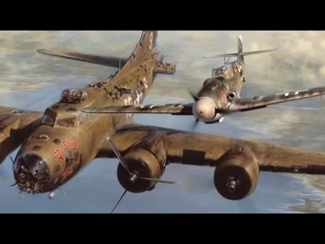 Why Would a Bf 109 Ace Fly Wing on a Dying American B-17?