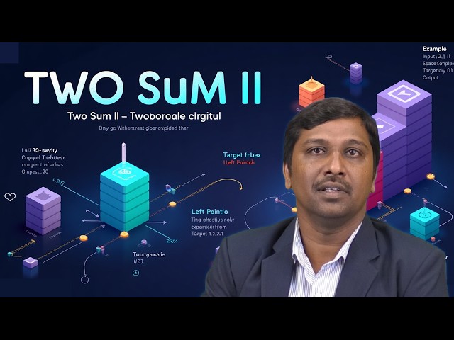 Two Sum II  Input Array Is Sorted by Mr. B Naresh