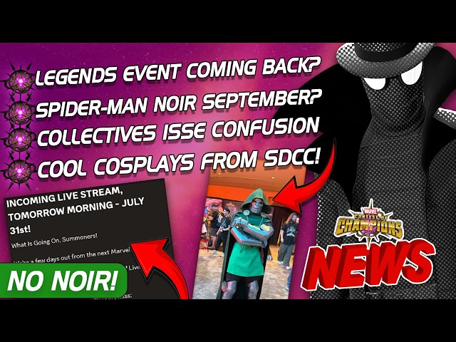 Kabam Livestream Today - New Events | Legends/Rebirth/Reunion Event Return? | Missing Rewards? [MCN]