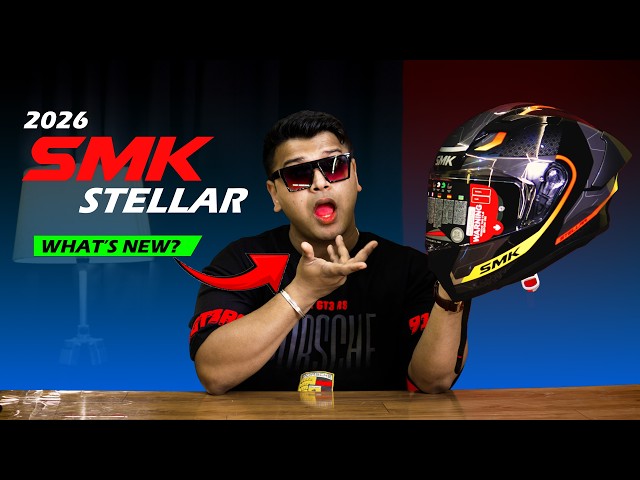 2026 New SMK Stellar😍Update & Changes? Best Looking Budget Helmet in 5000? ECE 22.06 certification