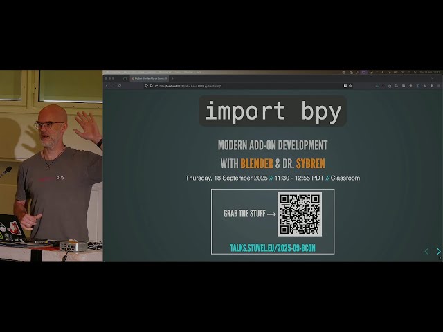 import bpy: modern add-on development — Blender Conference 2025