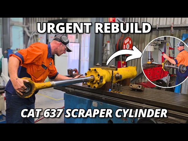 The Pressure was On for this Urgent CAT 637 Cylinder Rebuild