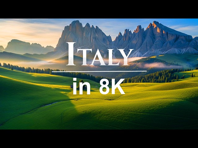 Italy in 8K ULTRA HD - Paradise of the Alps (240 FPS)