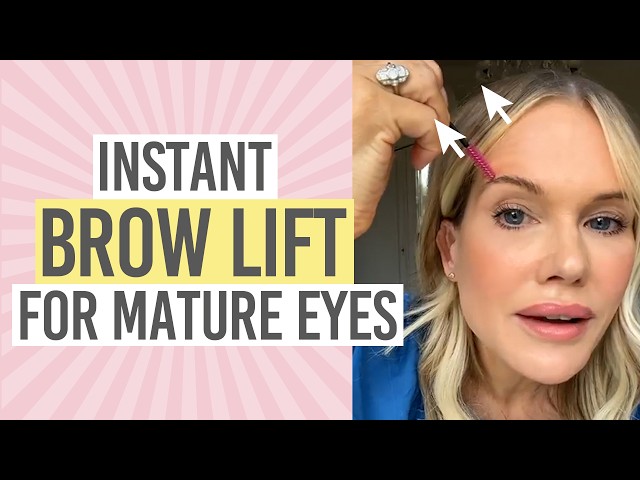 INSTANT EYEBROW LIFT FOR MATURE EYES | EASY PENCIL TUTORIAL 👁️⬆️