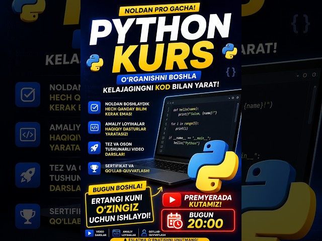 Python 0 Dan progacha kurs