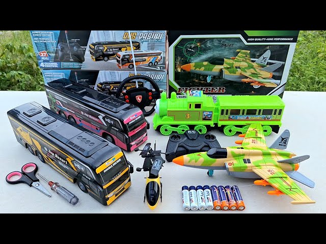 RC CAR BUS BASURI REMOTE CONTROL UNBOXING | Rc Helicopter,Rc Plane and Electric Toys Train Unboxing