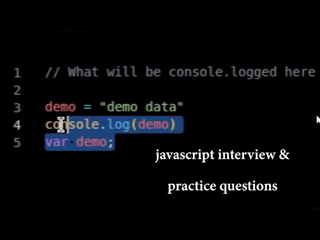 Javascript Coding Interview Questions #4