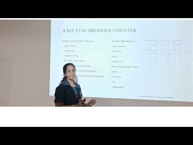 VLSI-Verilog code of Synchronous Counter