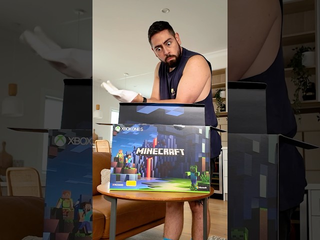 Unboxing Limited Edition Minecraft Xbox #minecraft #minecraftmovie