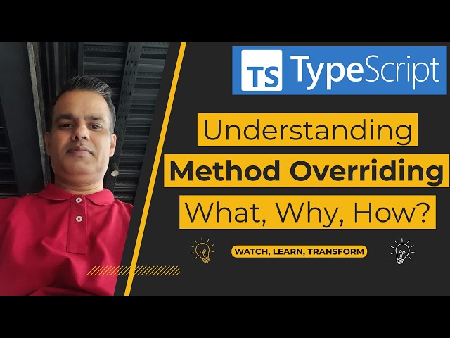 TypeScript - What is Method Overriding in TypeScript