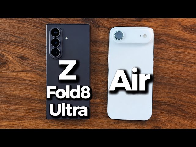 Samsung Galaxy Z Fold8 Ultra vs iPhone Air