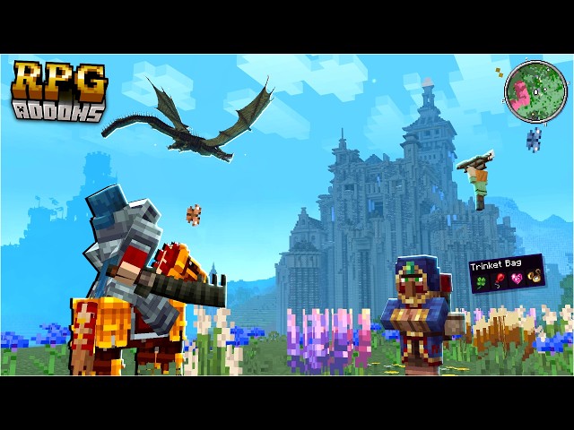 TOP 10 RPG/MEDIEVAL ADDONS FOR MINECRAFT PE (Bedrock) Ep. 6