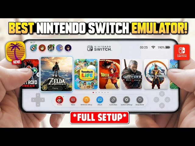 🚀 Play Nintendo Switch Games on Android! (Low & High-End) - Eden V2 Stable Full Setup & Gametests