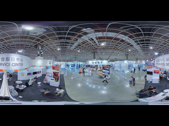 2024  TAITRONICS & AIoT Taiwan  展覽 Day3 4K 360 全景即時影像